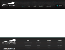 Tablet Screenshot of clubcannon.com
